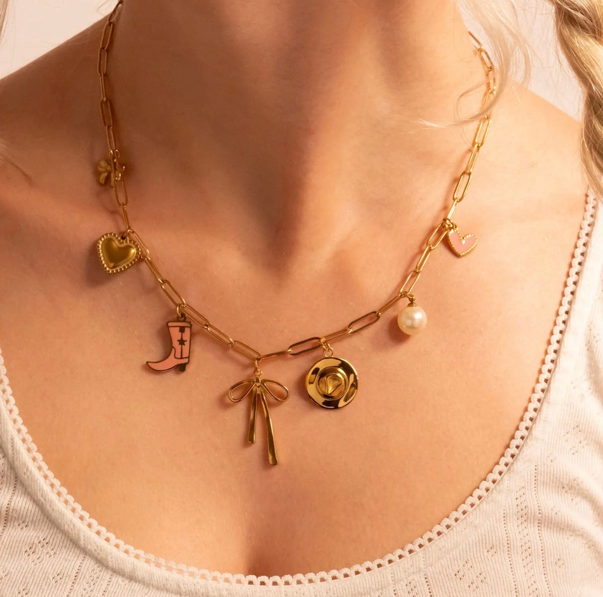 Cora Heart Charm
