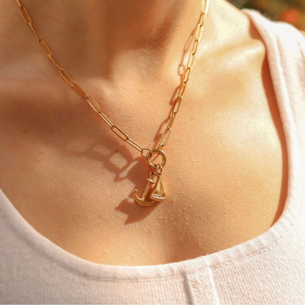 Marina Anchor Charm